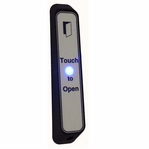 Wireless Narrow Touch Exit with LED and Sounder Door Entry Systems