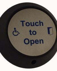 Round Touch DDA Exit with LOGO and Sounder indication Door Entry Systems