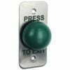 Surface Green Dome Exit Button / Surface and Weatherproof Exit Door Entry Systems