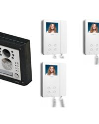 3 Way Video Entry – Videx 3 Button Colour Video Kit Door Entry Systems