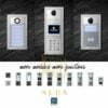 Farfisa Kit DUO 1way Alba c/w Rainhood, Keypad & Sette Monitor Door Entry Systems
