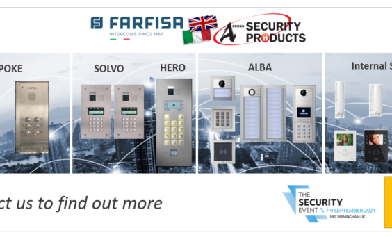 Farfisa UK at The Security Event product banner